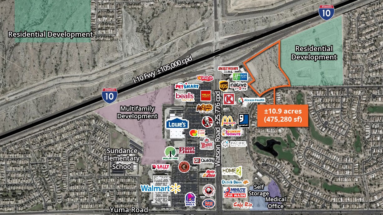 Avison Young announces $7.93 million sale of 10.9 acres of land for development of a 204-unit multifamily project in Buckeye, AZ